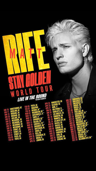 Matt Rife 2026–2027 tour poster